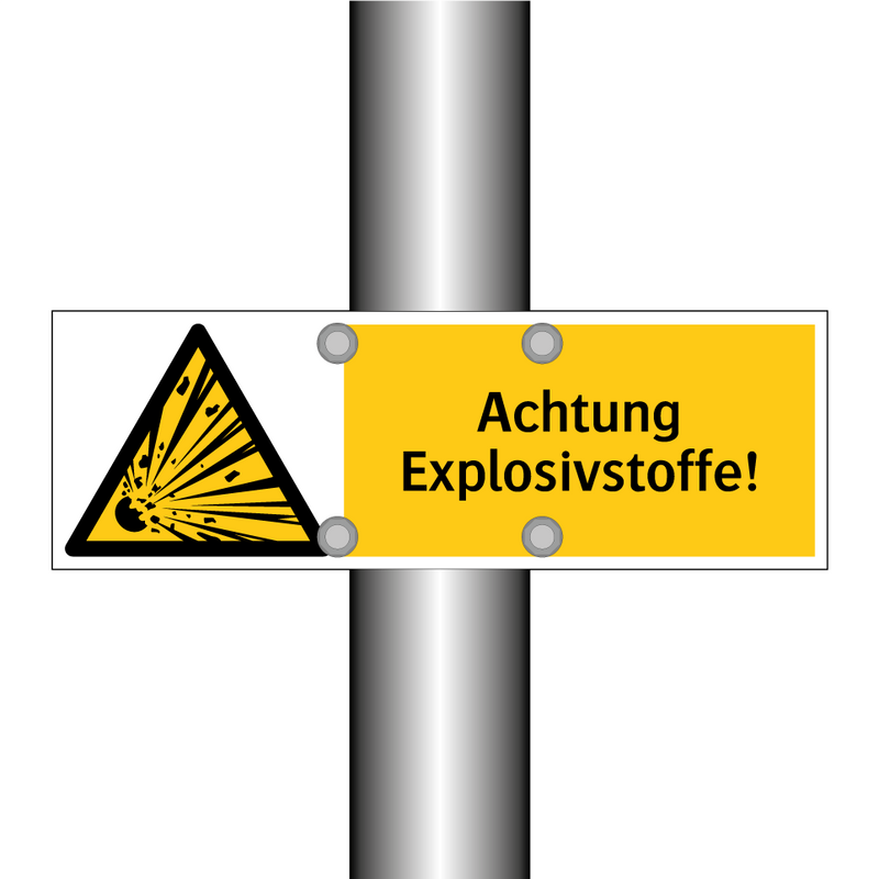 Achtung Explosivstoffe!