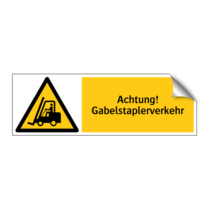 Achtung! Gabelstaplerverkehr