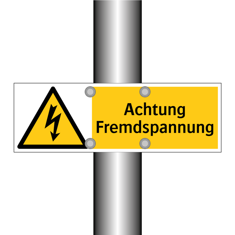 Achtung Fremdspannung