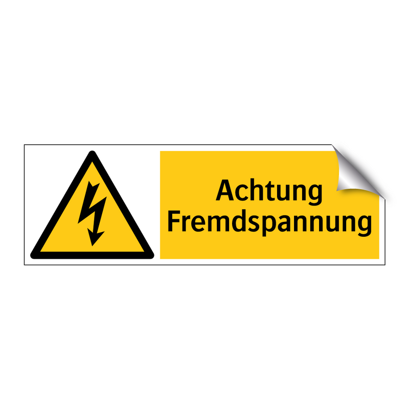 Achtung Fremdspannung