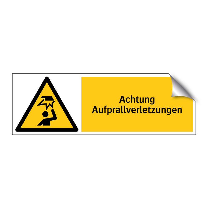 Achtung Aufprallverletzungen