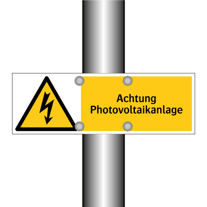 Achtung Photovoltaikanlage