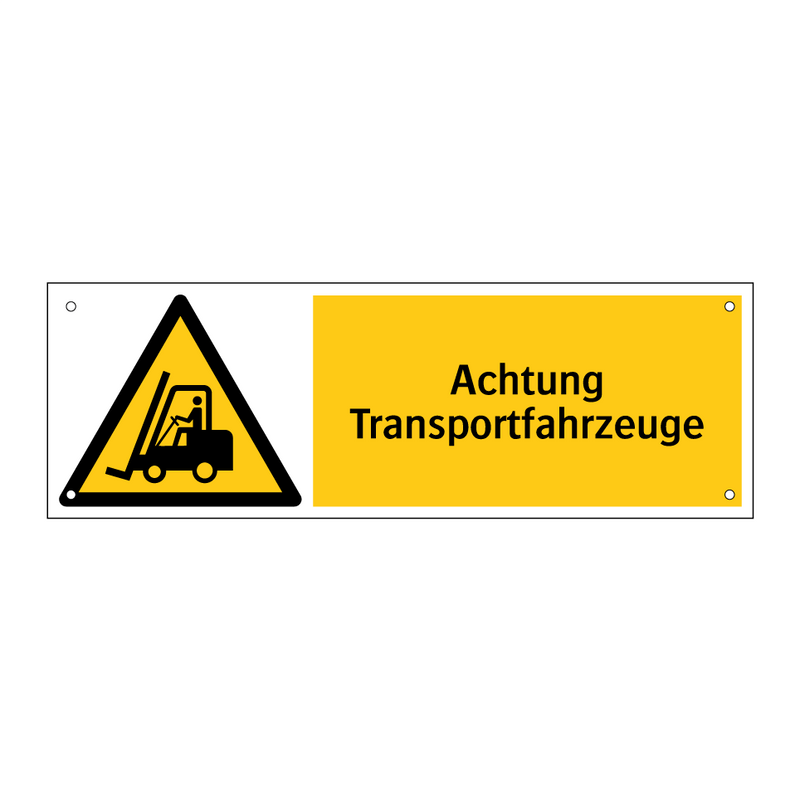 Achtung Transportfahrzeuge