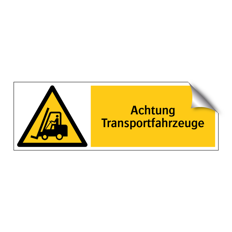 Achtung Transportfahrzeuge