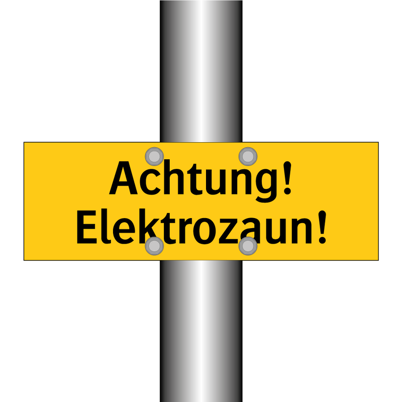 Achtung! Elektrozaun!