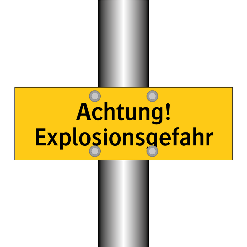 Achtung! Explosionsgefahr