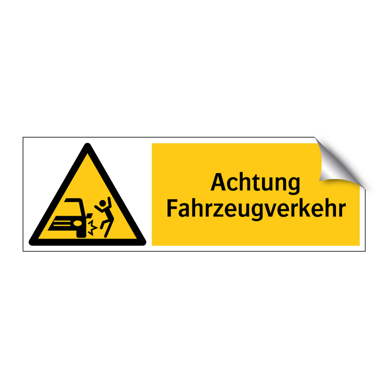 Achtung Fahrzeugverkehr