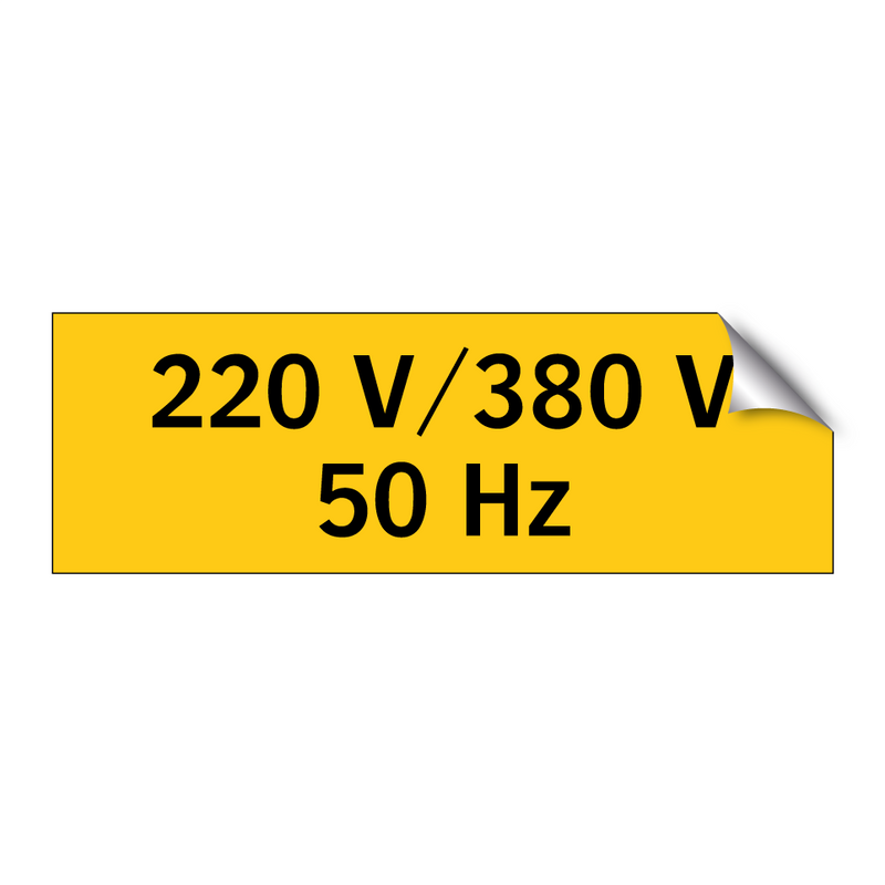 220 V/380 V 50 Hz