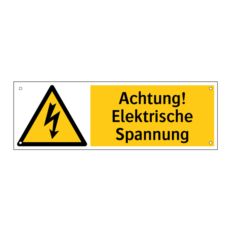 Achtung! Elektrische Spannung