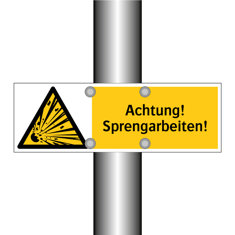 Achtung! Sprengarbeiten!