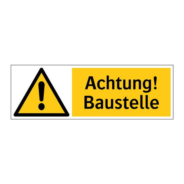 Achtung! Baustelle