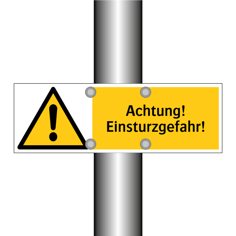 Achtung! Einsturzgefahr!