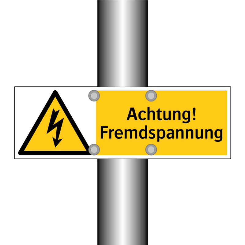 Achtung! Fremdspannung