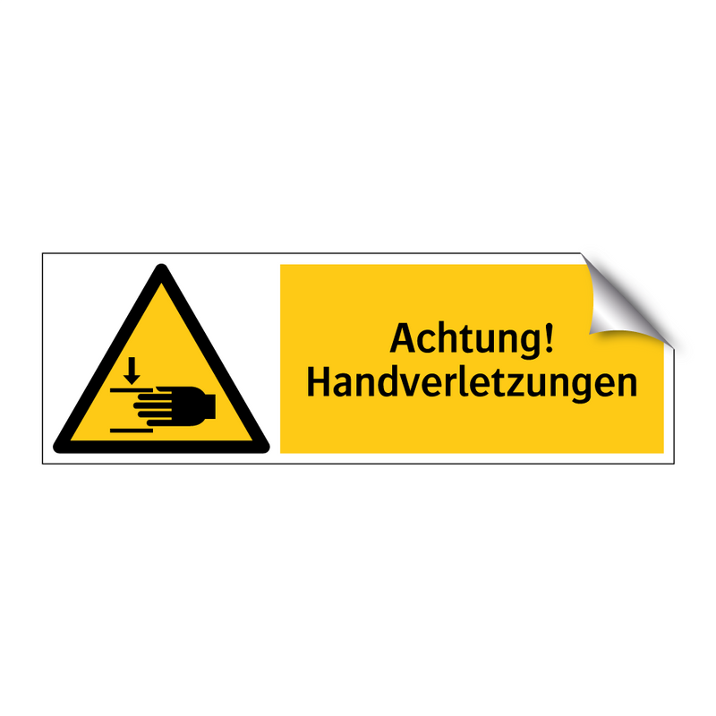 Achtung! Handverletzungen