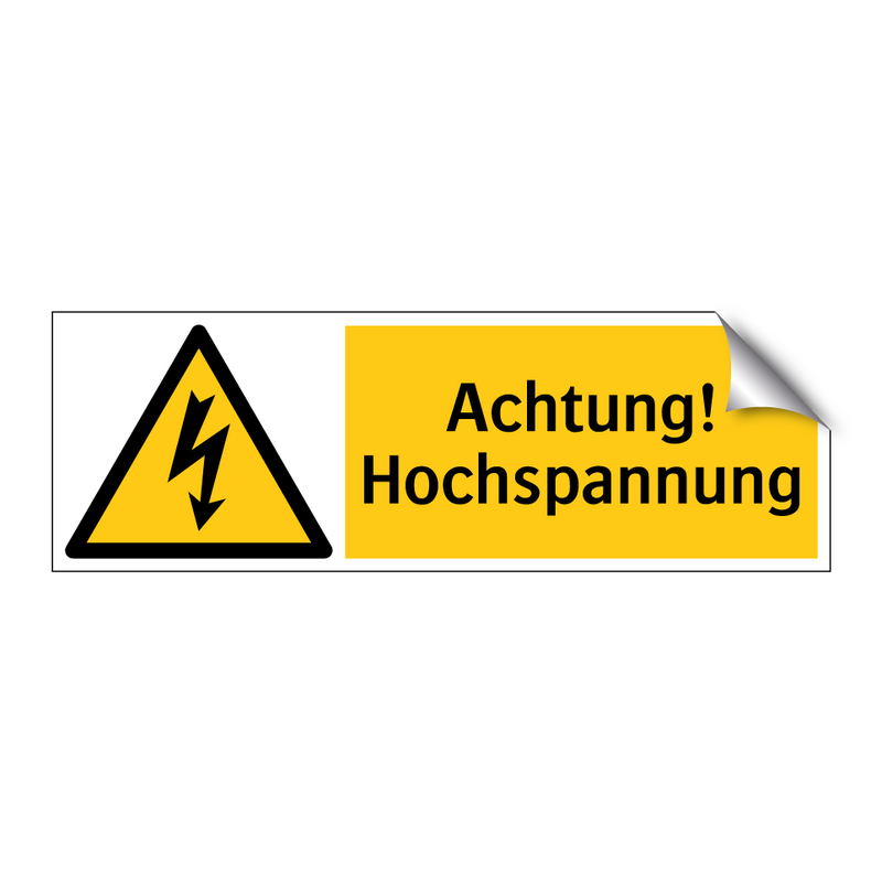 Achtung! Hochspannung