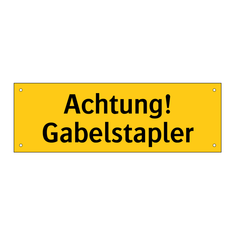 Achtung! Gabelstapler