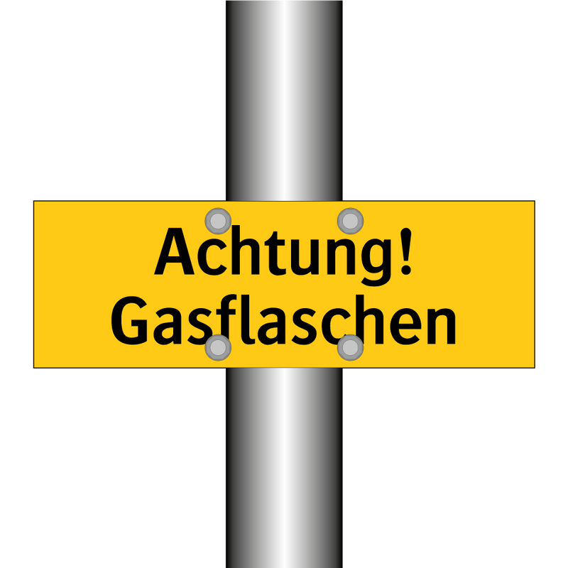 Achtung! Gasflaschen