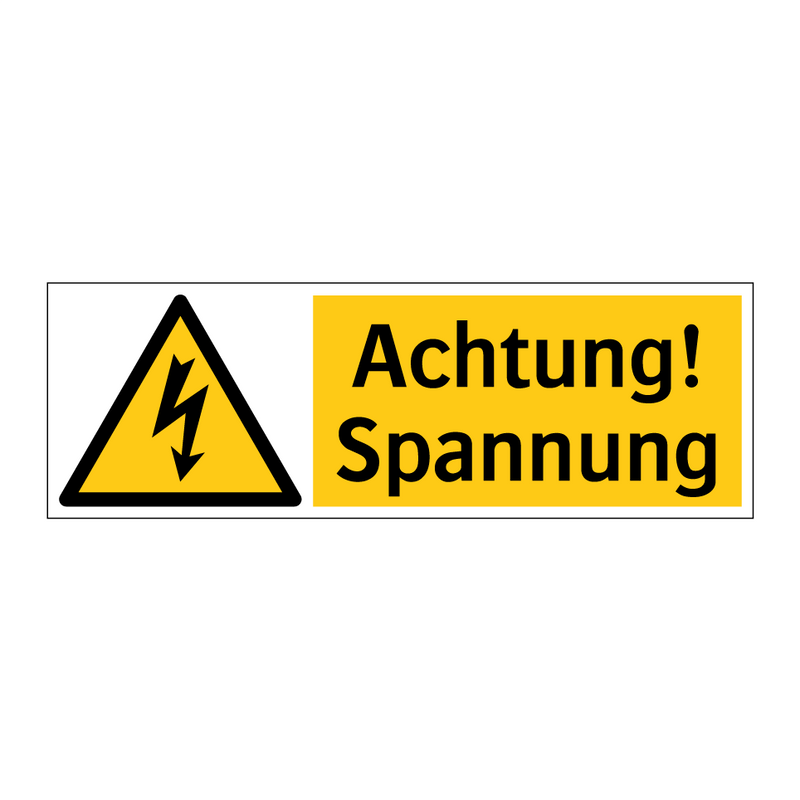 Achtung! Spannung