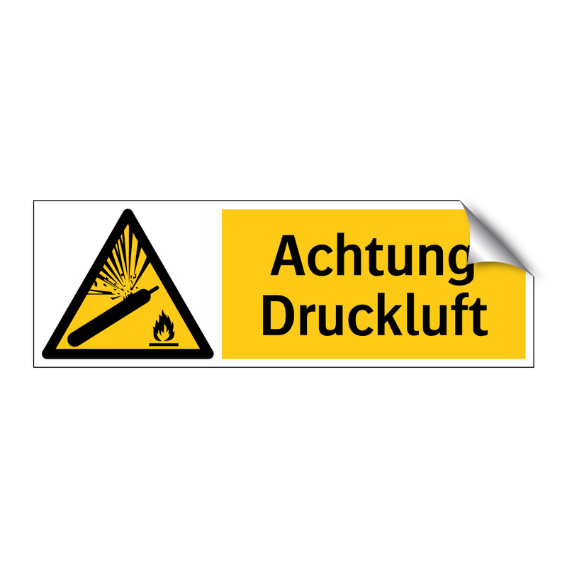 Achtung Druckluft