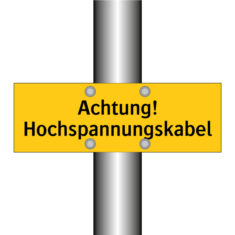 Achtung! Hochspannungskabel