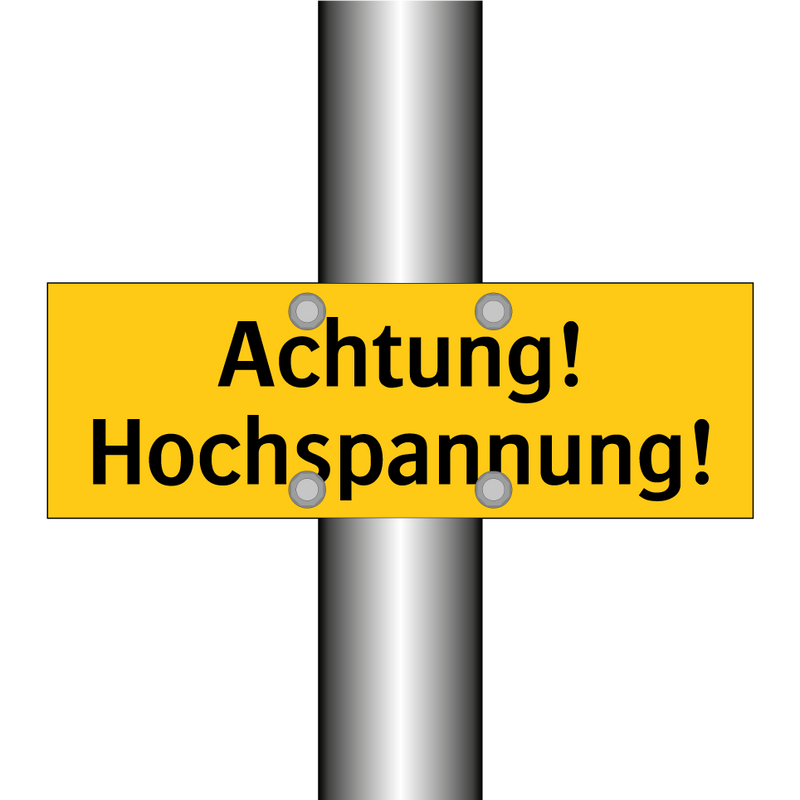 Achtung! Hochspannung!