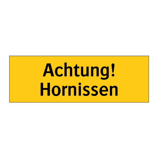 Achtung! Hornissen