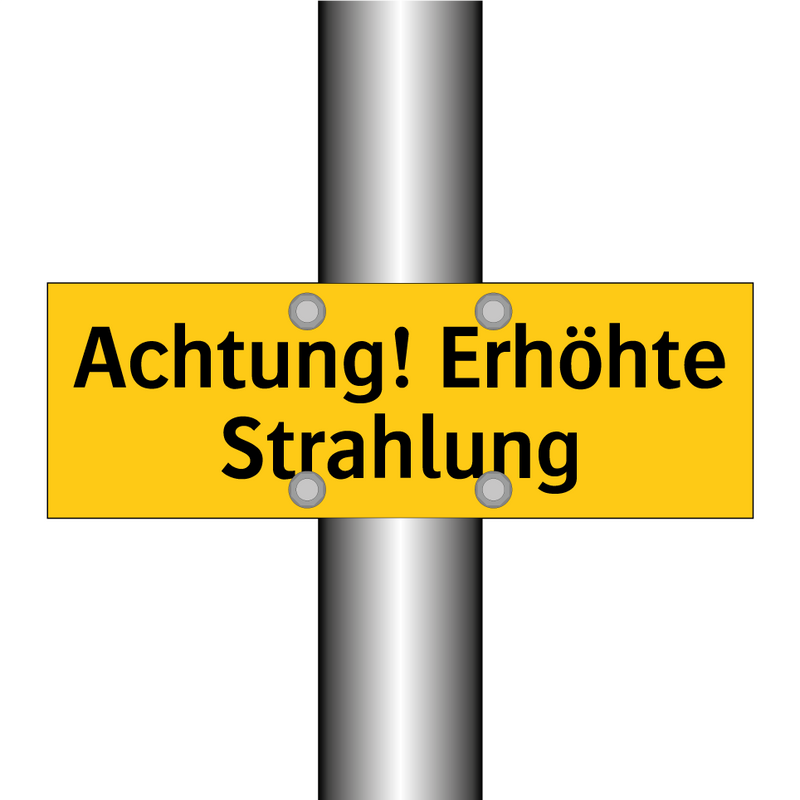 Achtung! Erhöhte Strahlung