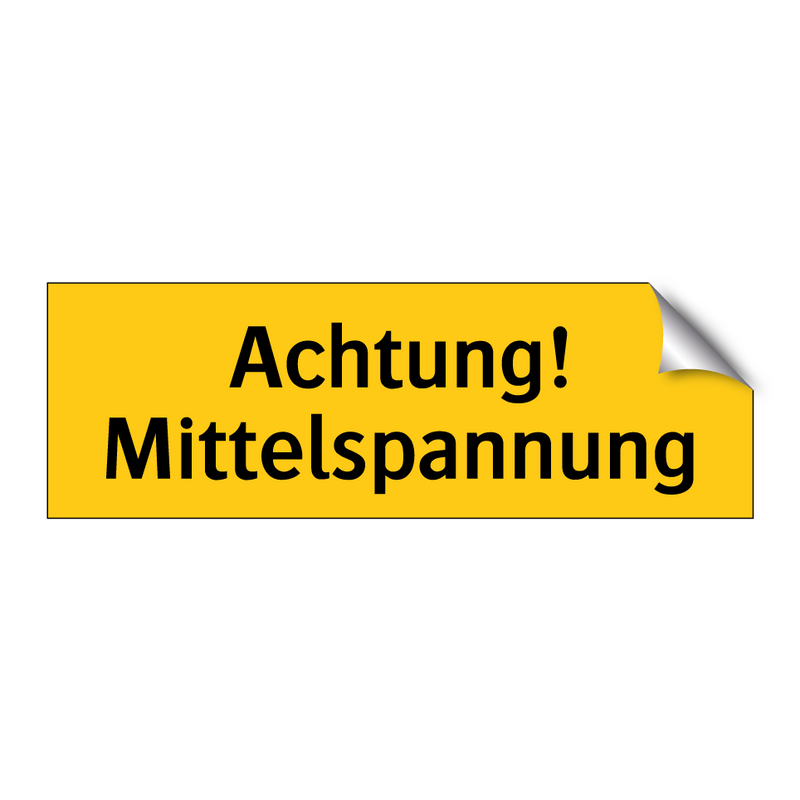 Achtung! Mittelspannung