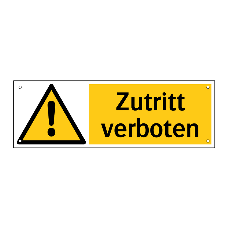 Zutritt verboten