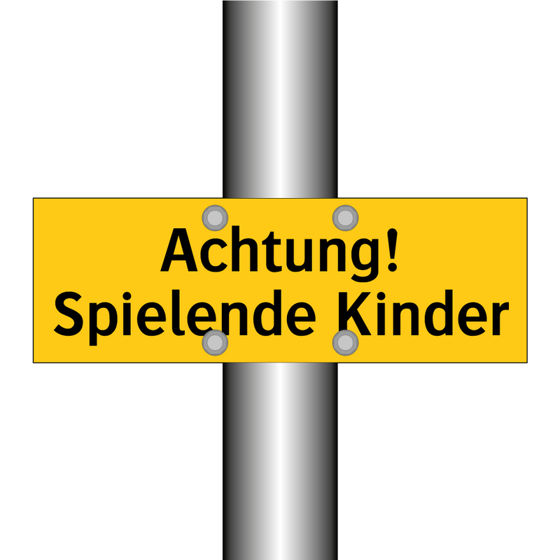 Achtung! Spielende Kinder