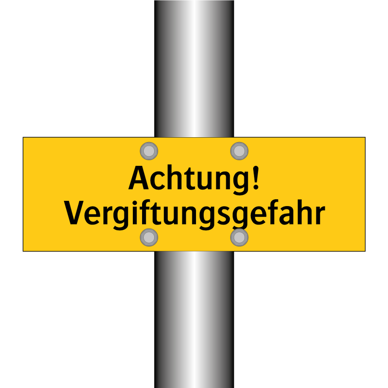 Achtung! Vergiftungsgefahr