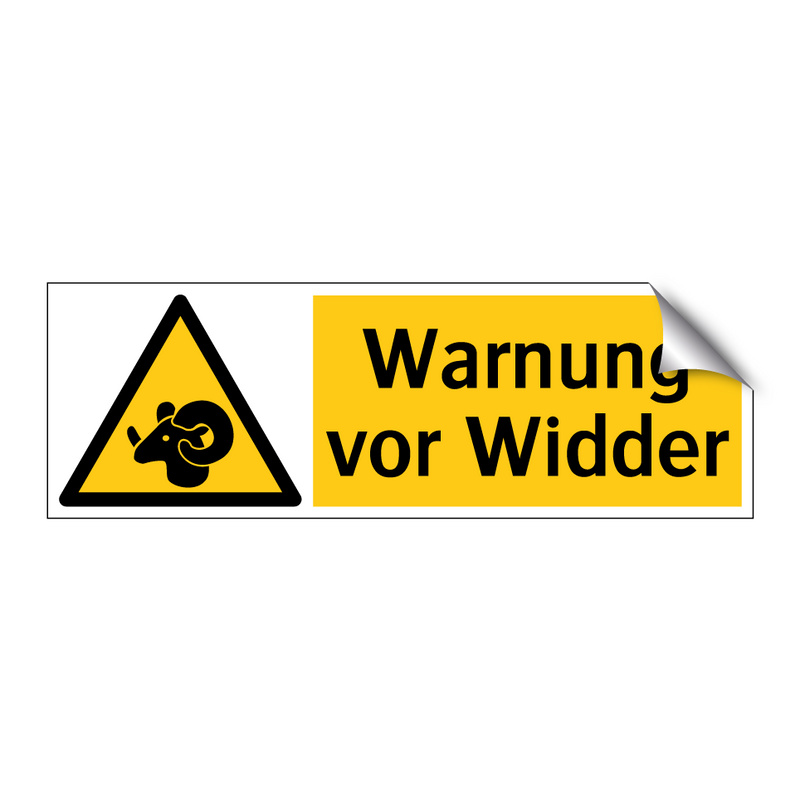 Warnung vor Widder