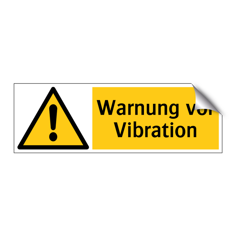 Warnung vor Vibration