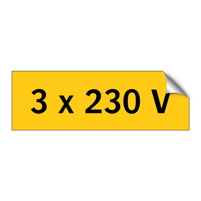 3 x 230 V