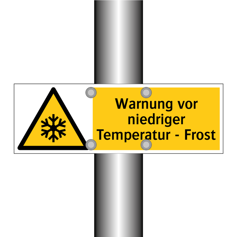 Warnung vor niedriger Temperatur - Frost