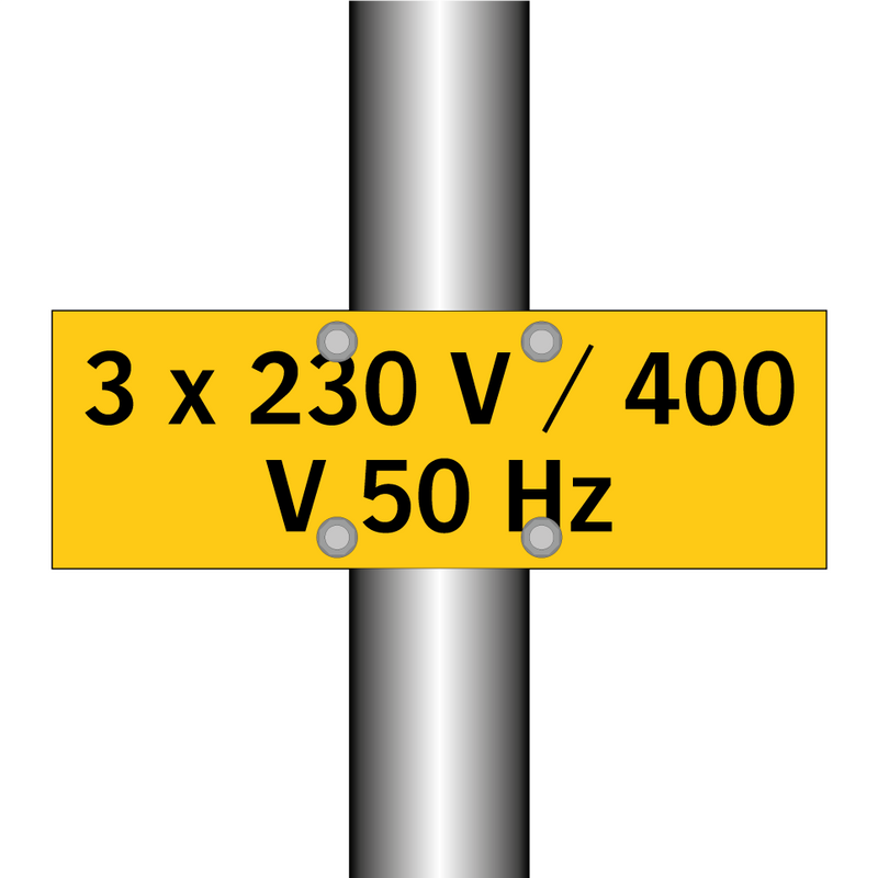 3 x 230 V / 400 V 50 Hz