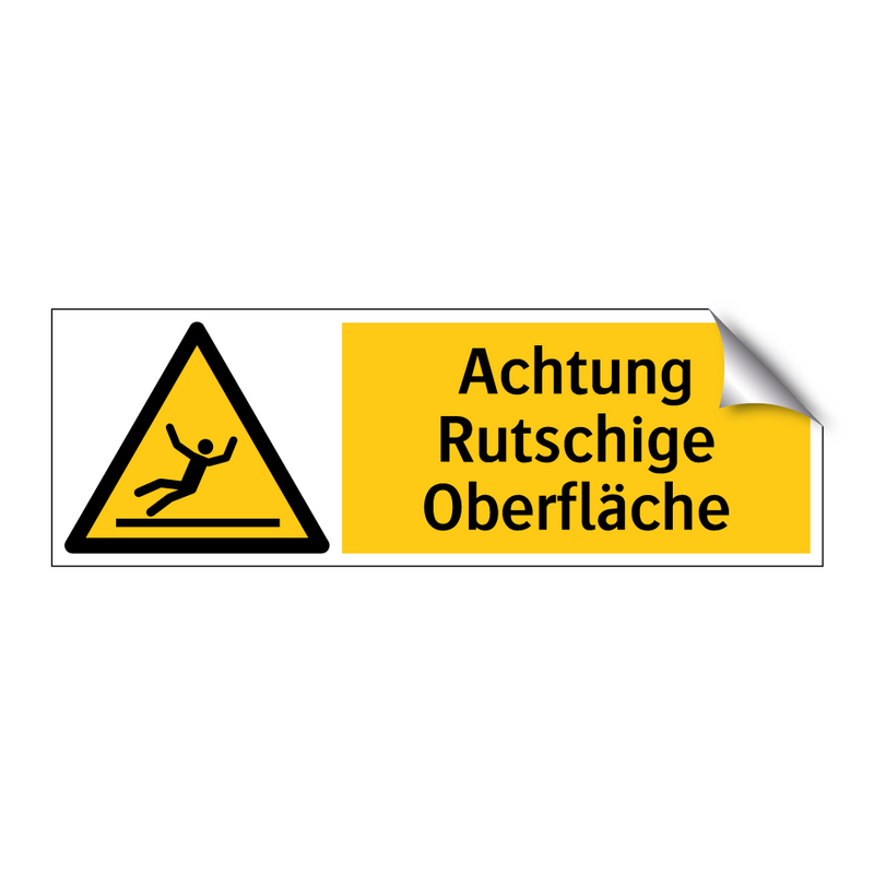 Achtung Rutschige Oberfläche