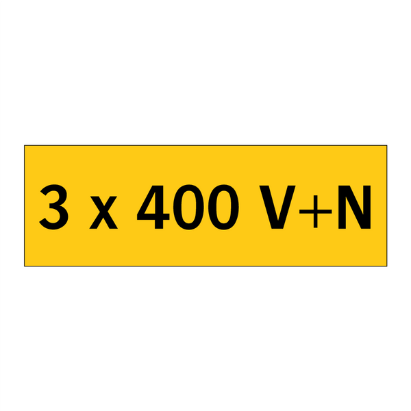 3 x 400 V+N