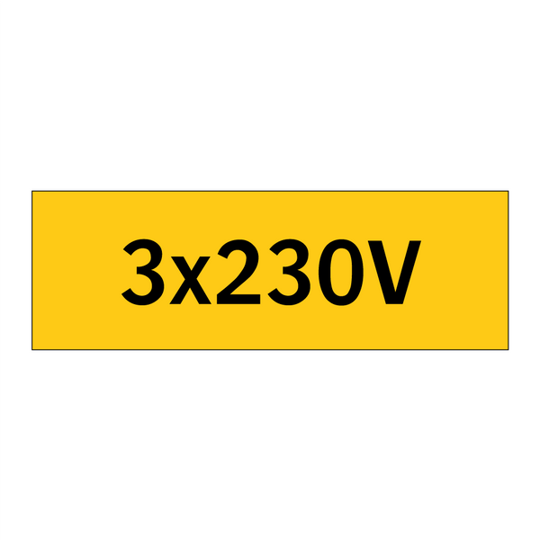 3x230V