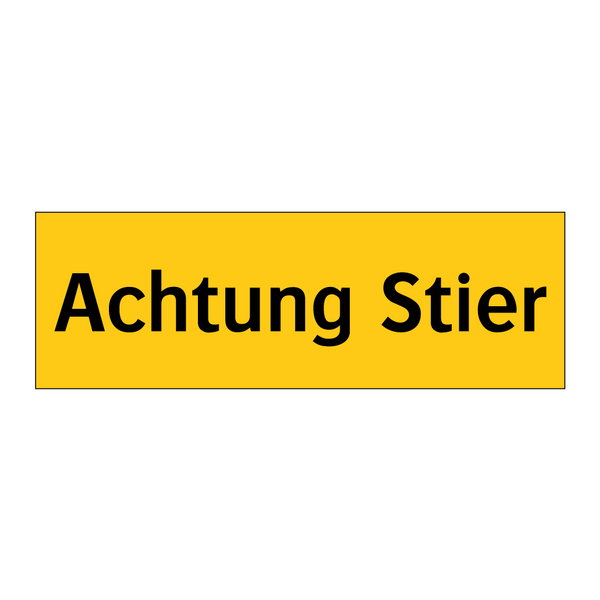 Achtung Stier