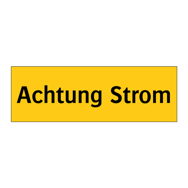 Achtung Strom